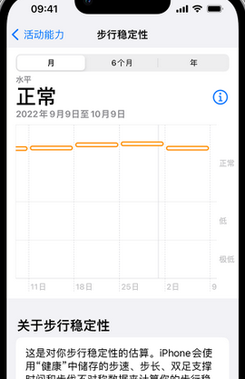 稻城iPhone手机维修如何在iPhone开启'步行稳定性通知'