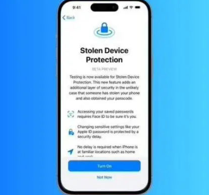 稻城苹果授权维修店分享被盗设备保护功能开启方法 