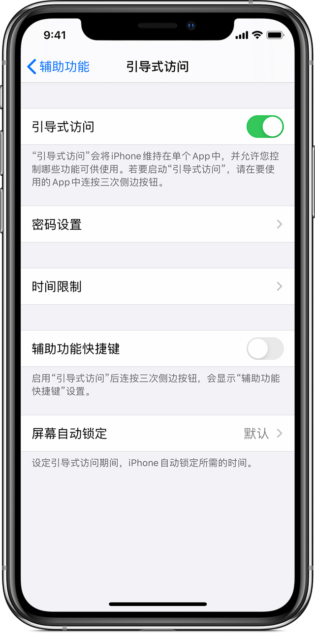 稻城苹果手机维修分享如何在 iPhone 上退出引导式访问 