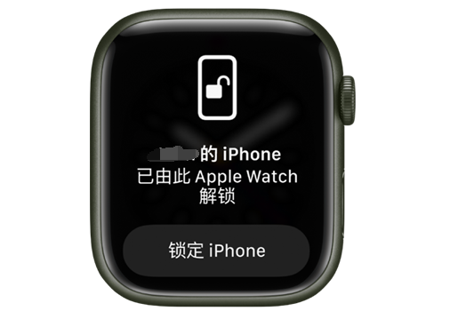 稻城苹果手机维修分享用 AppleWatch 解锁配备面容 ID 的 iPhone方法 