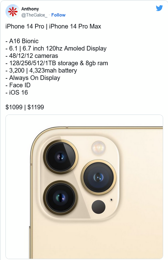 稻城苹果14维修分享iPhone 14全系涨价 