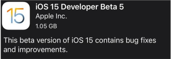稻城苹果手机维修分享如何升级到iOS15.0 beta5 